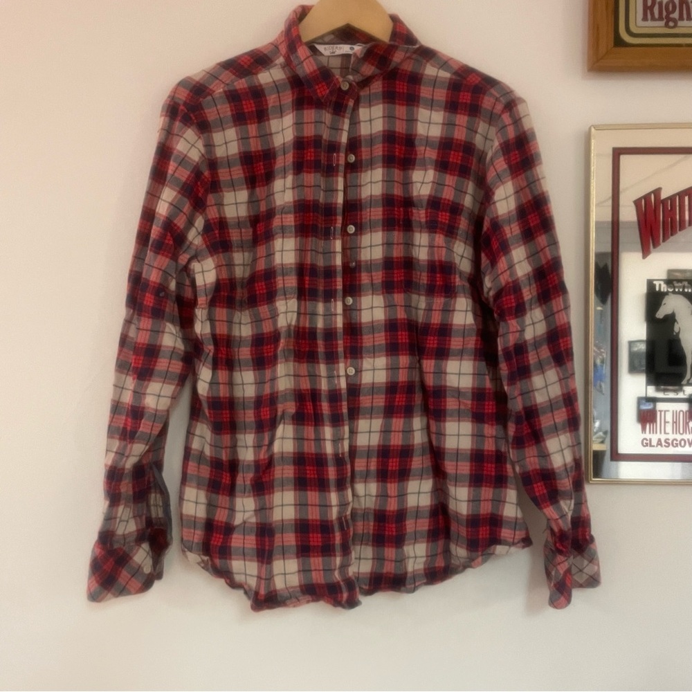 Lee riders lightweight plaid flannel